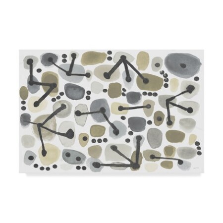 Trademark Fine Art Cheryl Warrick Mid Century I Achroma, 12x19-Inch